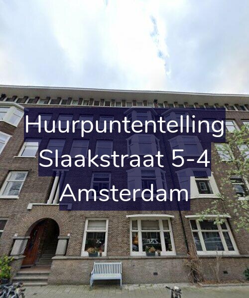 Foto gevel Huurpuntentelling voor Slaakstraat 5-4, Amsterdam