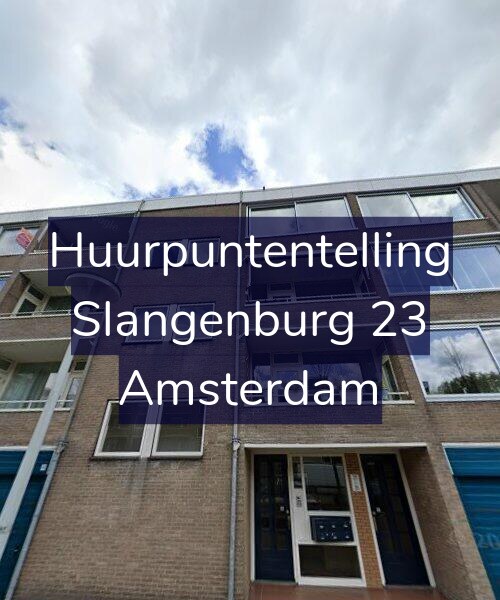 Foto gevel Huurpuntentelling voor Slangenburg 23, Amsterdam