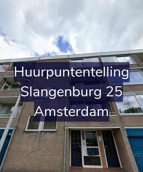 Foto gevel Huurpuntentelling voor Slangenburg 25, Amsterdam