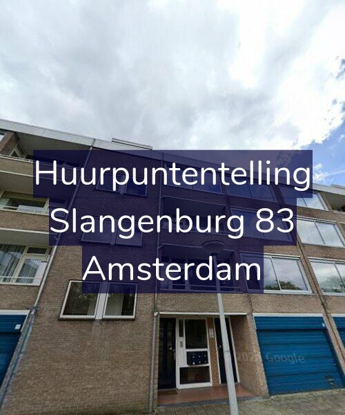 Foto gevel Huurpuntentelling voor Slangenburg 83, Amsterdam