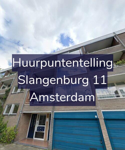 Foto gevel Huurpuntentelling voor Slangenburg 11, Amsterdam