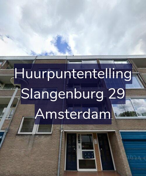 Foto gevel Huurpuntentelling voor Slangenburg 29, Amsterdam