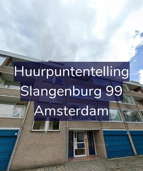 Foto gevel Huurpuntentelling voor Slangenburg 99, Amsterdam