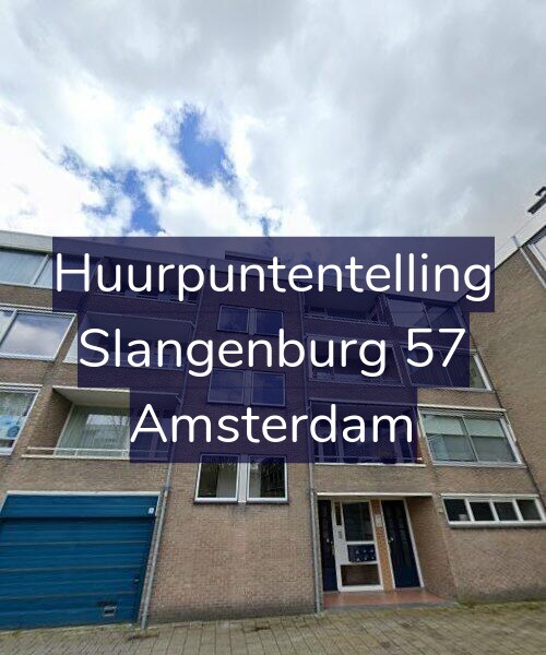 Foto gevel Huurpuntentelling voor Slangenburg 57, Amsterdam