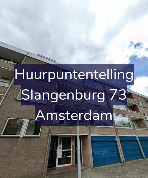 Foto gevel Huurpuntentelling voor Slangenburg 73, Amsterdam