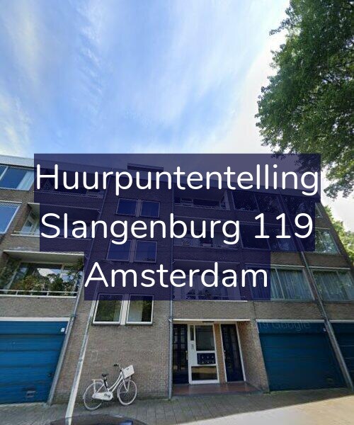 Foto gevel Huurpuntentelling voor Slangenburg 119, Amsterdam