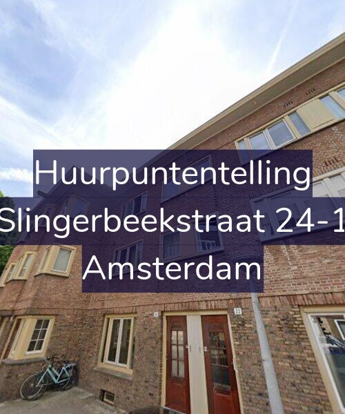 Foto gevel Huurpuntentelling voor Slingerbeekstraat 24-1, Amsterdam