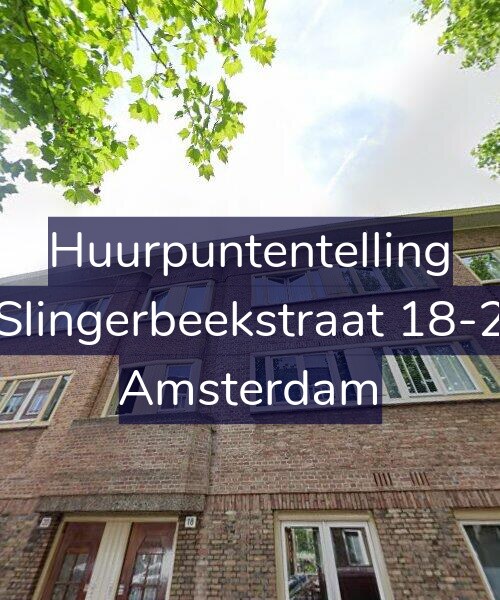 Foto gevel Huurpuntentelling voor Slingerbeekstraat 18-2, Amsterdam