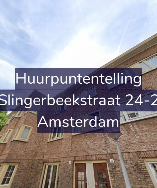 Foto gevel Huurpuntentelling voor Slingerbeekstraat 24-2, Amsterdam