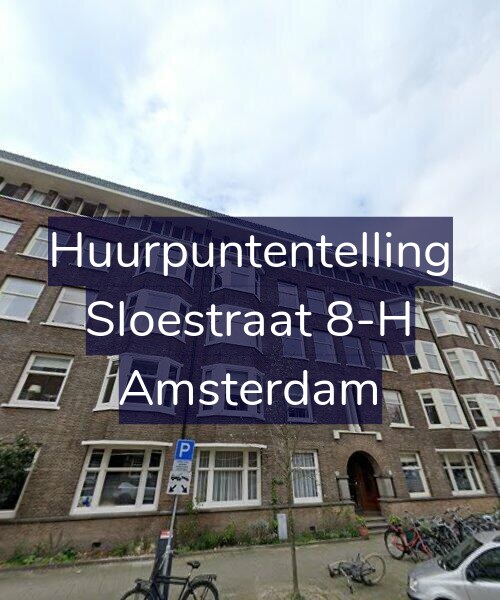 Foto gevel Huurpuntentelling voor Sloestraat 8-H, Amsterdam