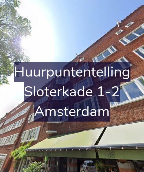 Foto gevel Huurpuntentelling voor Sloterkade 1-2, Amsterdam