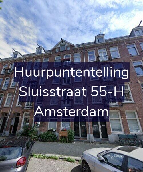 Foto gevel Huurpuntentelling voor Sluisstraat 55-H, Amsterdam
