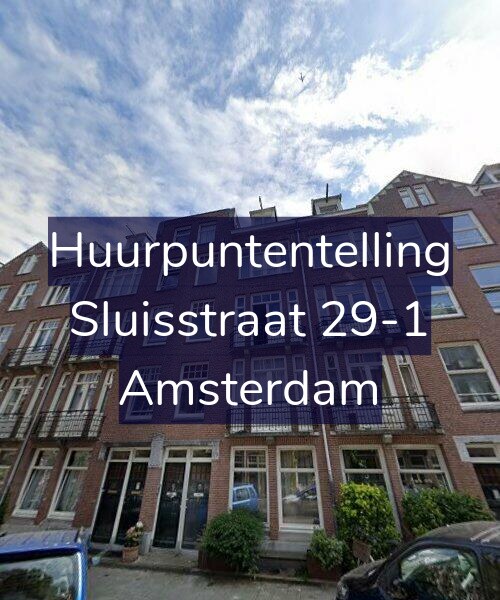 Foto gevel Huurpuntentelling voor Sluisstraat 29-1, Amsterdam