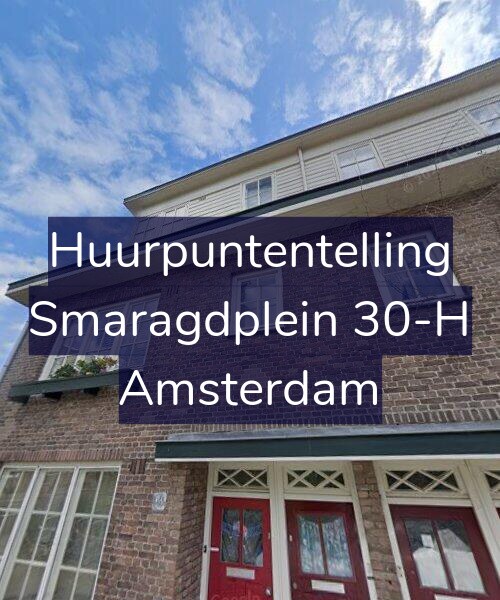 Foto gevel Huurpuntentelling voor Smaragdplein 30-H, Amsterdam