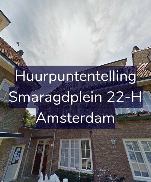 Foto gevel Huurpuntentelling voor Smaragdplein 22-H, Amsterdam