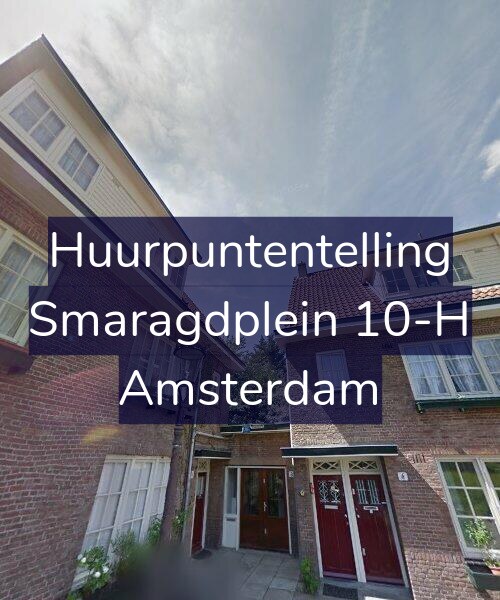 Foto gevel Huurpuntentelling voor Smaragdplein 10-H, Amsterdam