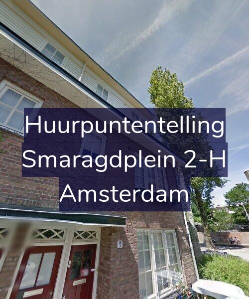 Foto gevel Huurpuntentelling voor Smaragdplein 2-H, Amsterdam
