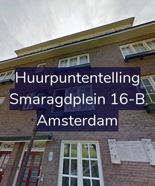 Foto gevel Huurpuntentelling voor Smaragdplein 16-B, Amsterdam