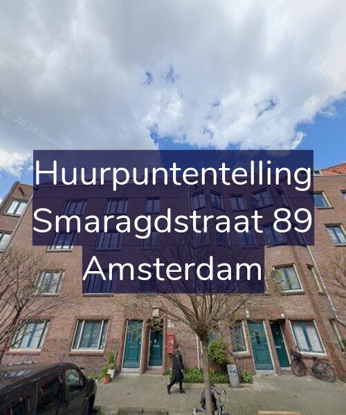 Foto gevel Huurpuntentelling voor Smaragdstraat 89, Amsterdam