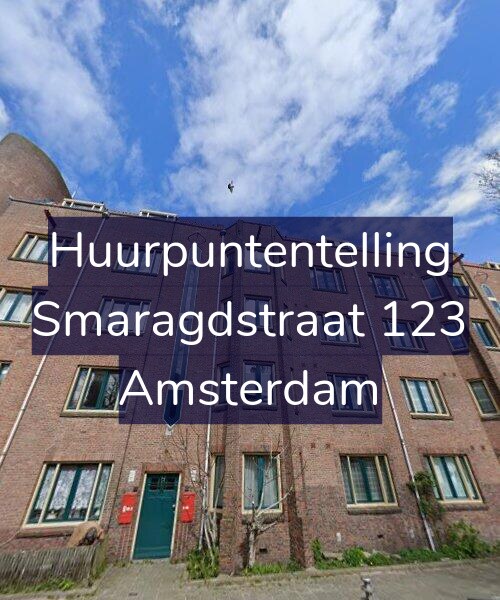 Foto gevel Huurpuntentelling voor Smaragdstraat 123, Amsterdam