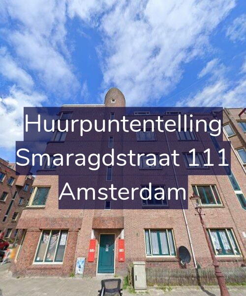 Foto gevel Huurpuntentelling voor Smaragdstraat 111, Amsterdam