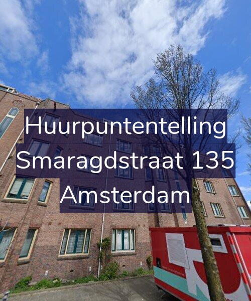 Foto gevel Huurpuntentelling voor Smaragdstraat 135, Amsterdam