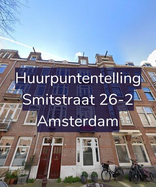 Foto gevel Huurpuntentelling voor Smitstraat 26-2, Amsterdam