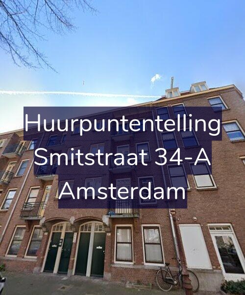 Foto gevel Huurpuntentelling voor Smitstraat 34-A, Amsterdam