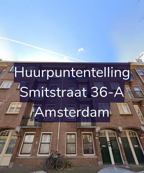 Foto gevel Huurpuntentelling voor Smitstraat 36-A, Amsterdam