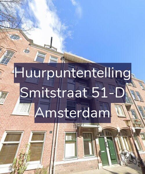 Foto gevel Huurpuntentelling voor Smitstraat 51-D, Amsterdam