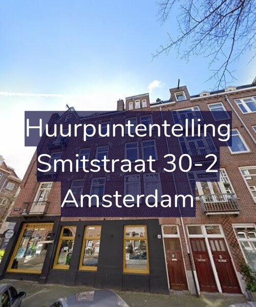 Foto gevel Huurpuntentelling voor Smitstraat 30-2, Amsterdam
