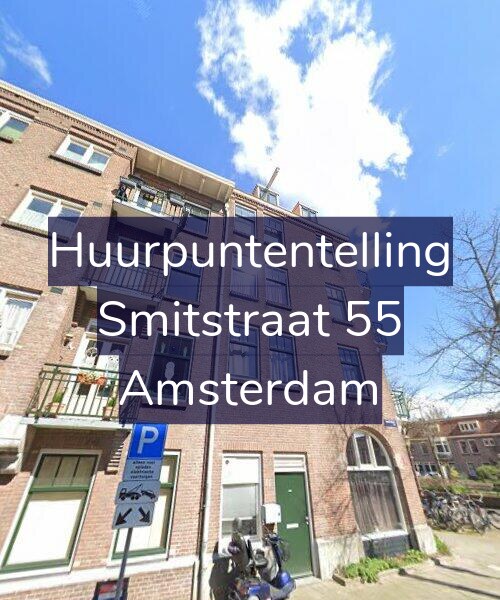 Foto gevel Huurpuntentelling voor Smitstraat 55, Amsterdam