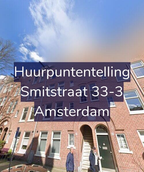 Foto gevel Huurpuntentelling voor Smitstraat 33-3, Amsterdam