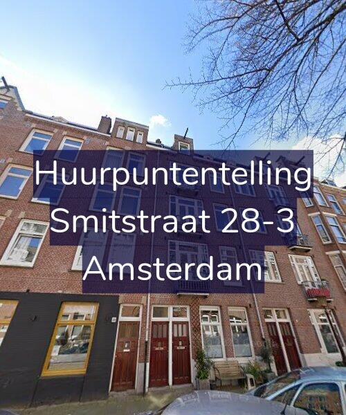 Foto gevel Huurpuntentelling voor Smitstraat 28-3, Amsterdam
