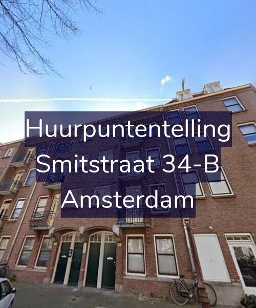 Foto gevel Huurpuntentelling voor Smitstraat 34-B, Amsterdam