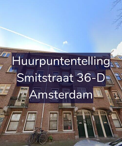 Foto gevel Huurpuntentelling voor Smitstraat 36-D, Amsterdam