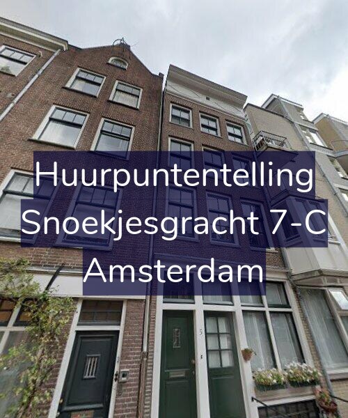 Foto gevel Huurpuntentelling voor Snoekjesgracht 7-C, Amsterdam