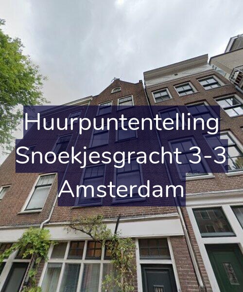 Foto gevel Huurpuntentelling voor Snoekjesgracht 3-3, Amsterdam