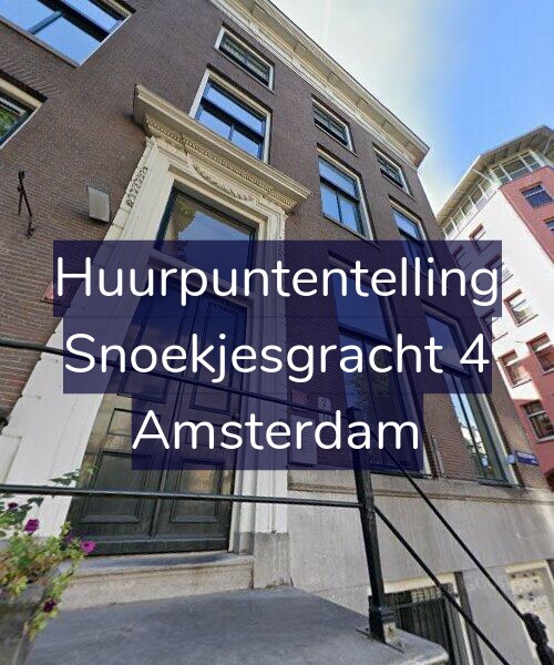 Foto gevel Huurpuntentelling voor Snoekjesgracht 4, Amsterdam