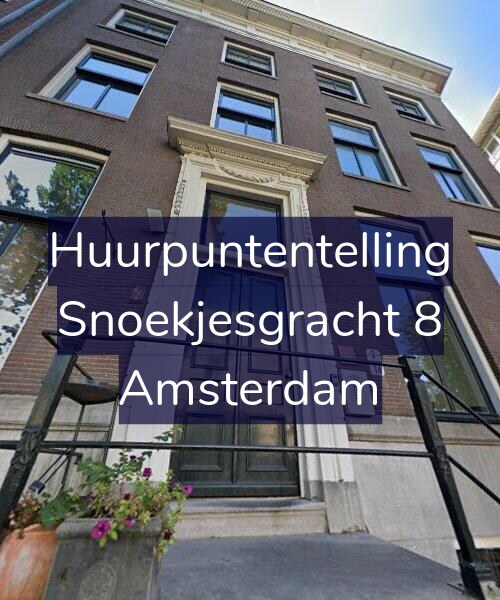 Foto gevel Huurpuntentelling voor Snoekjesgracht 8, Amsterdam