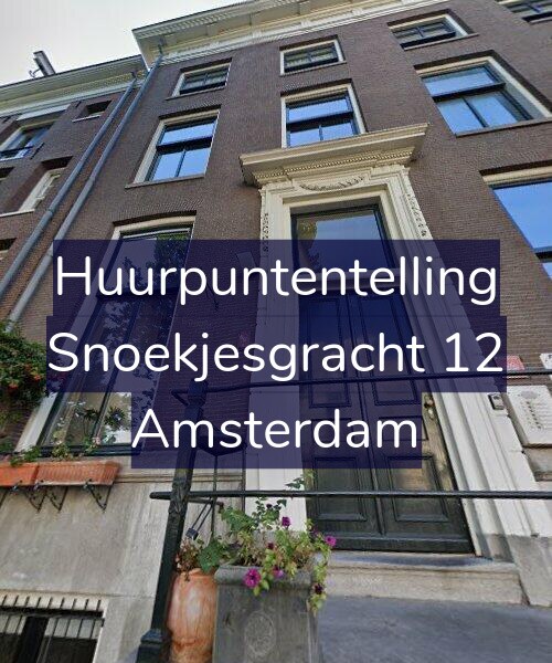Foto gevel Huurpuntentelling voor Snoekjesgracht 12, Amsterdam