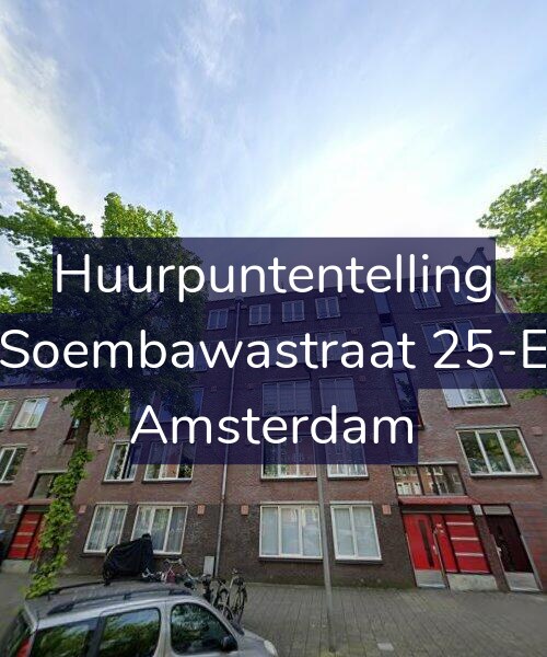 Foto gevel Huurpuntentelling voor Soembawastraat 25-E, Amsterdam