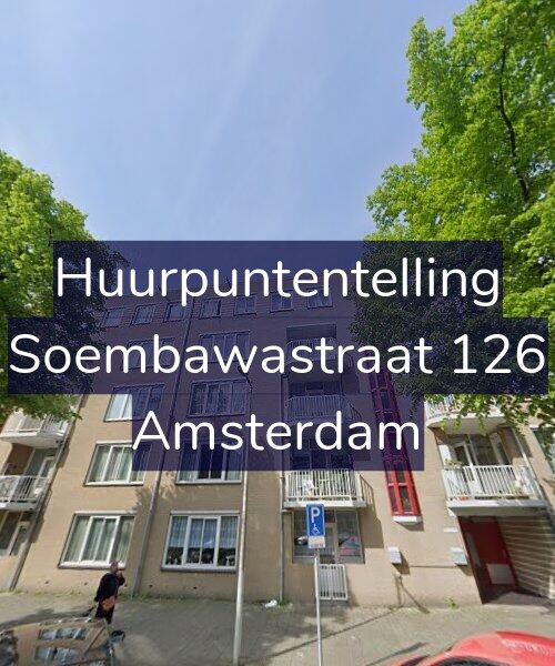 Foto gevel Huurpuntentelling voor Soembawastraat 126, Amsterdam