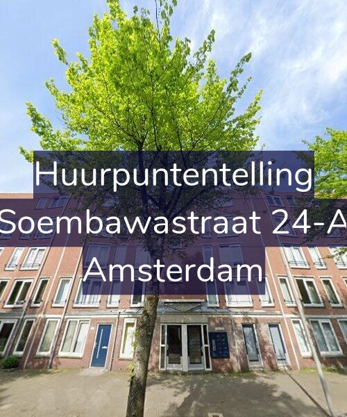 Foto gevel Huurpuntentelling voor Soembawastraat 24-A, Amsterdam