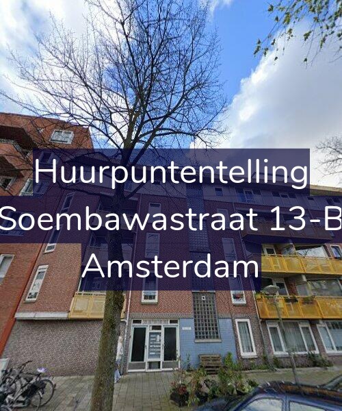 Foto gevel Huurpuntentelling voor Soembawastraat 13-B, Amsterdam