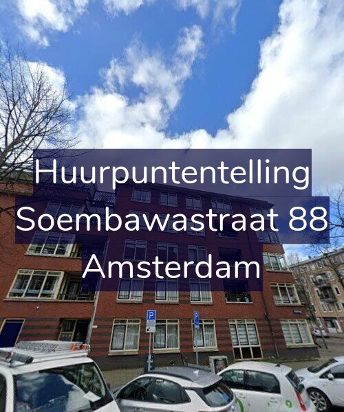 Foto gevel Huurpuntentelling voor Soembawastraat 88, Amsterdam