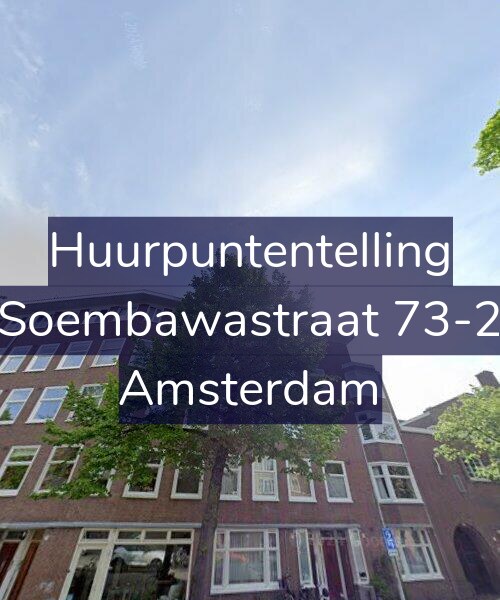 Foto gevel Huurpuntentelling voor Soembawastraat 73-2, Amsterdam