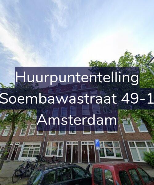 Foto gevel Huurpuntentelling voor Soembawastraat 49-1, Amsterdam
