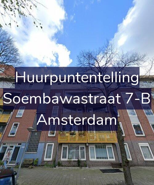 Foto gevel Huurpuntentelling voor Soembawastraat 7-B, Amsterdam
