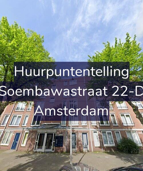 Foto gevel Huurpuntentelling voor Soembawastraat 22-D, Amsterdam